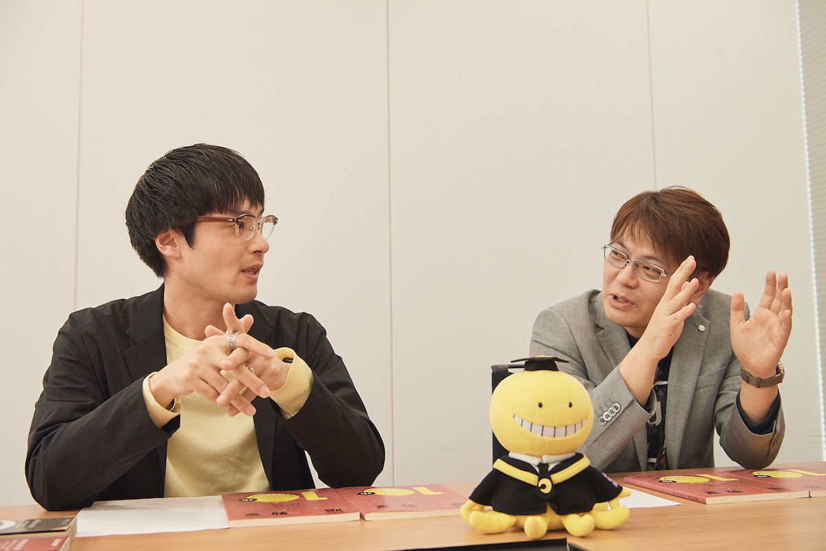 左から障子直登、上江洲誠。