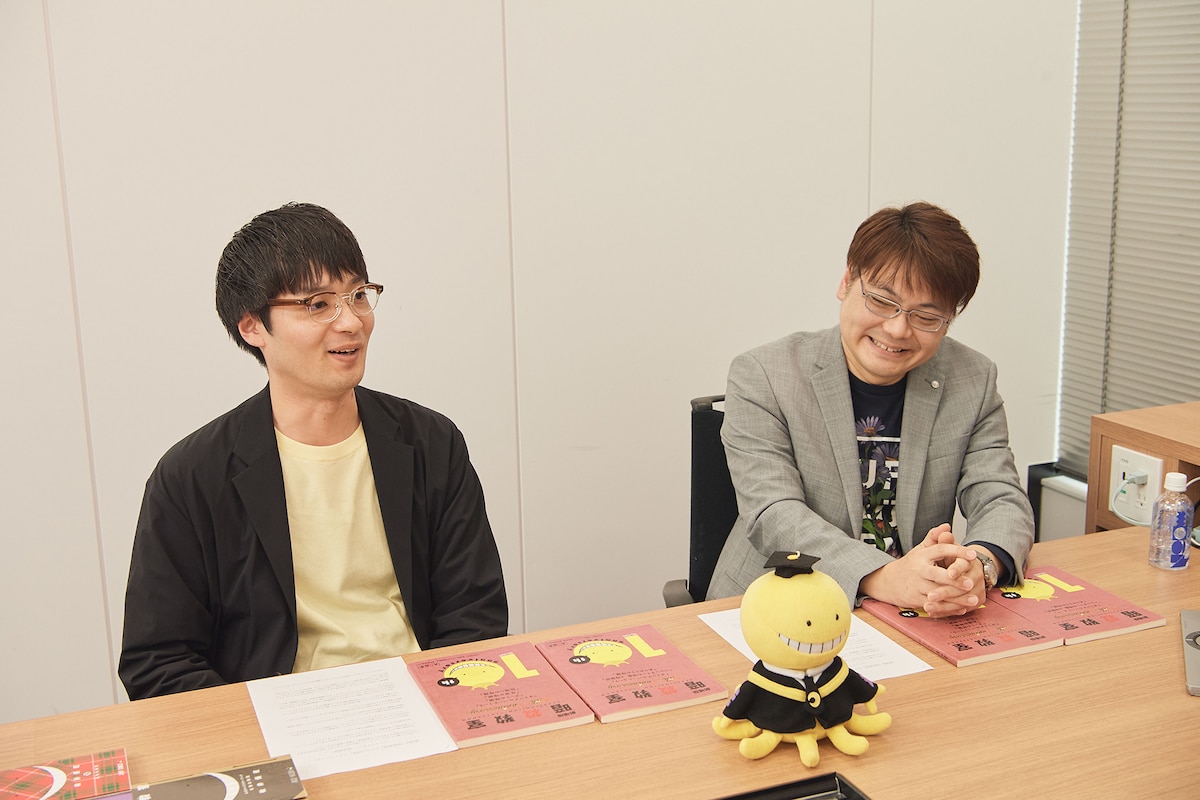 左から障子直登、上江洲誠。