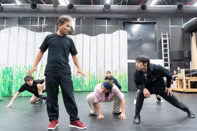 音楽劇「あらしのよるに」稽古場より。