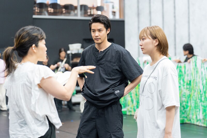 音楽劇「あらしのよるに」稽古場より。