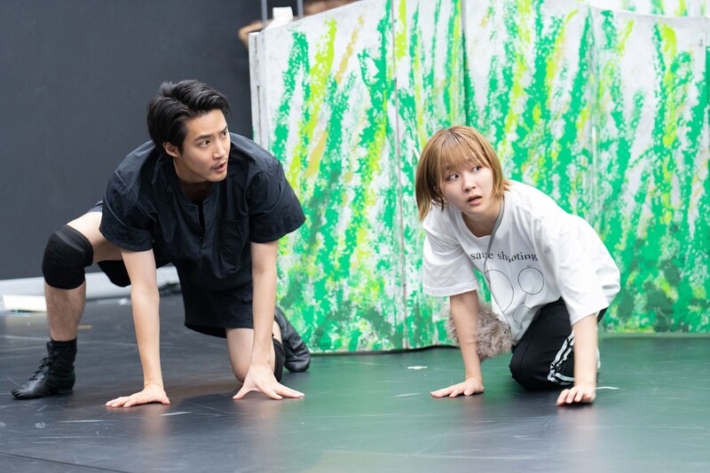 音楽劇「あらしのよるに」稽古場より。