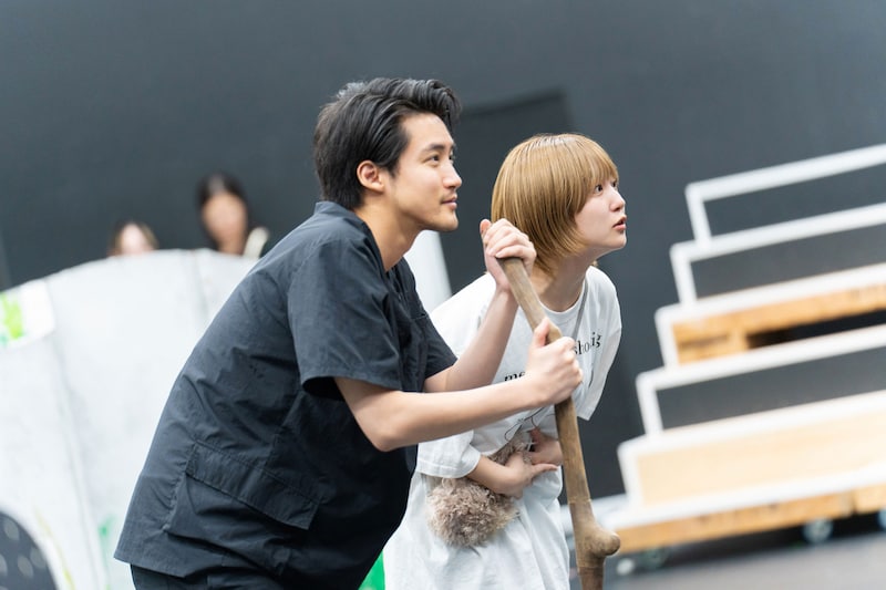 音楽劇「あらしのよるに」稽古場より。