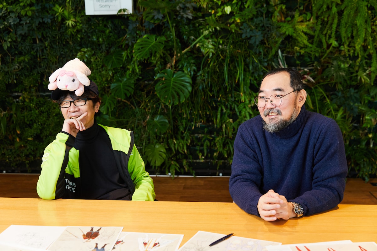 左からオグロアキラ監督、大槍葦人。