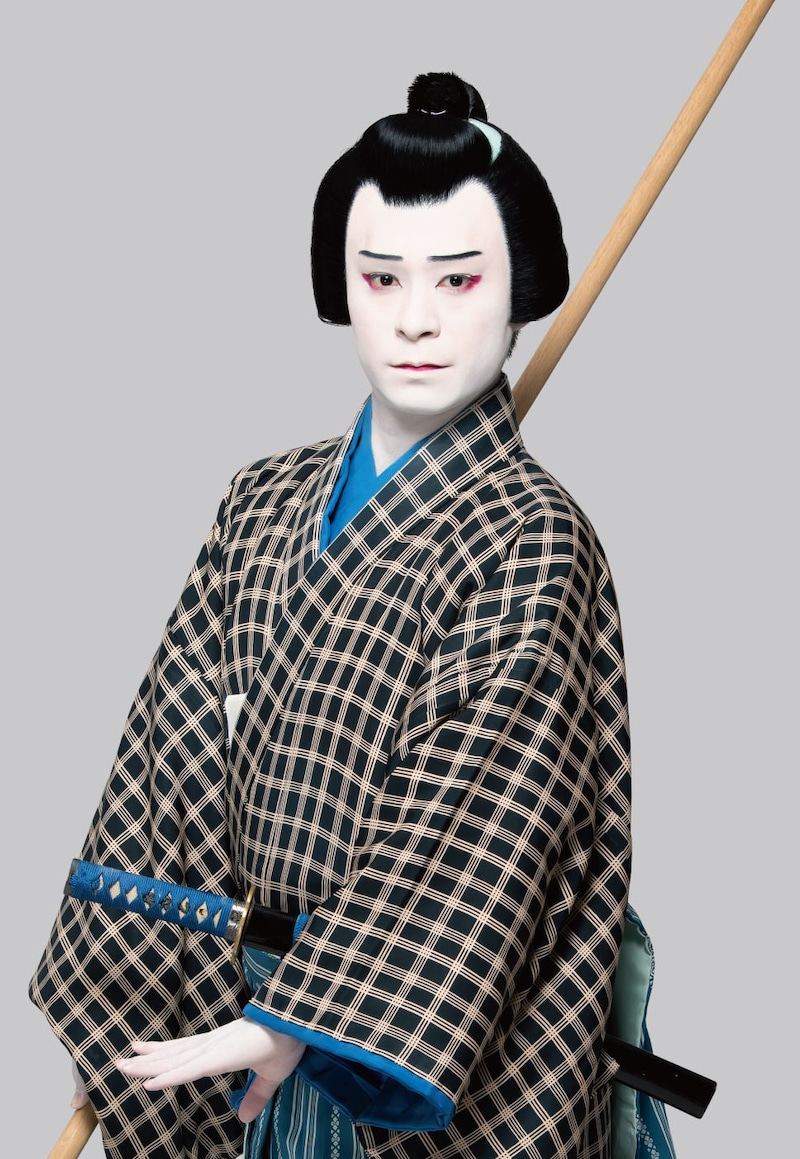 市川男寅扮する「傾城反魂香」土佐修理之助。