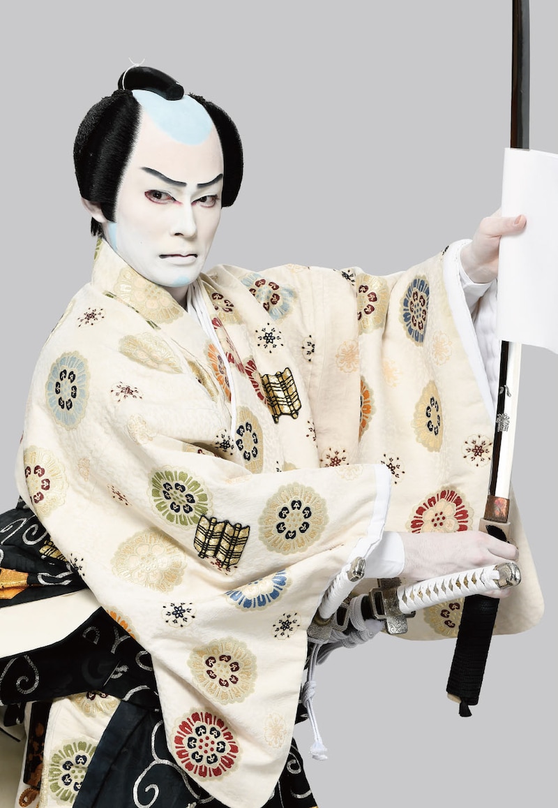 市川染五郎扮する「梶原平三誉石切」梶原平三景時。