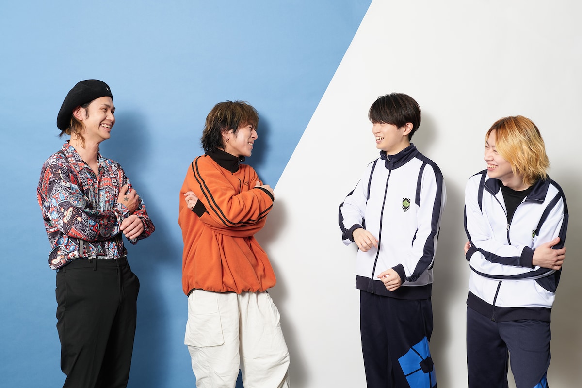 左からNarukaze、ASH、浦 和希、海渡 翼。