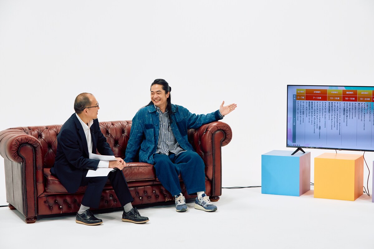 左から藤津亮太、福山潤。