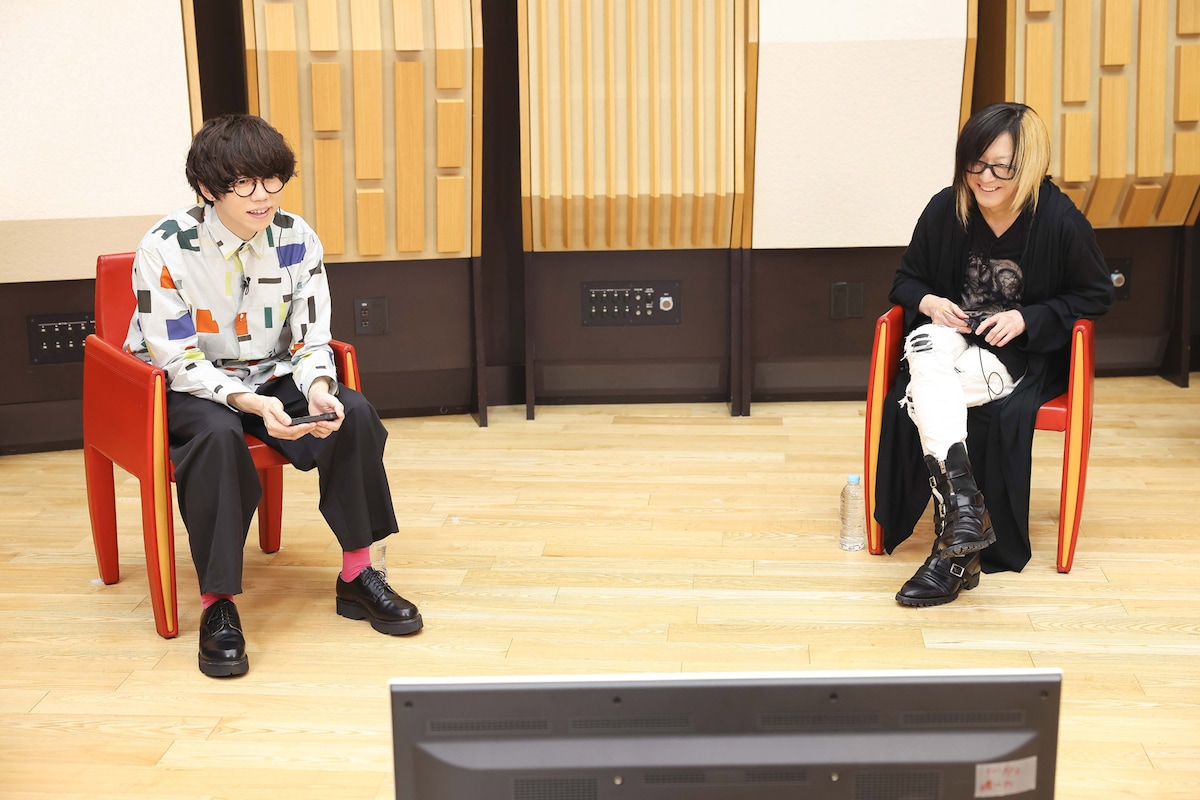 「STUDIO HISASHI with Anime」収録の様子。