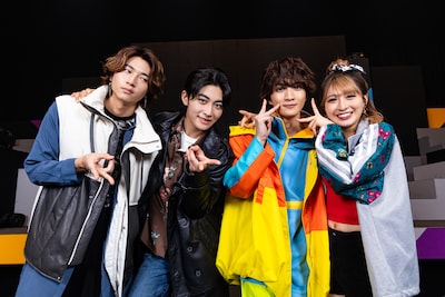 左から庄司浩平、日野友輔、知念英和、宮部のぞみ