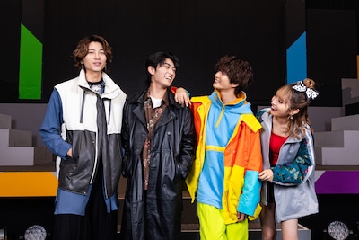 左から庄司浩平、日野友輔、知念英和、宮部のぞみ