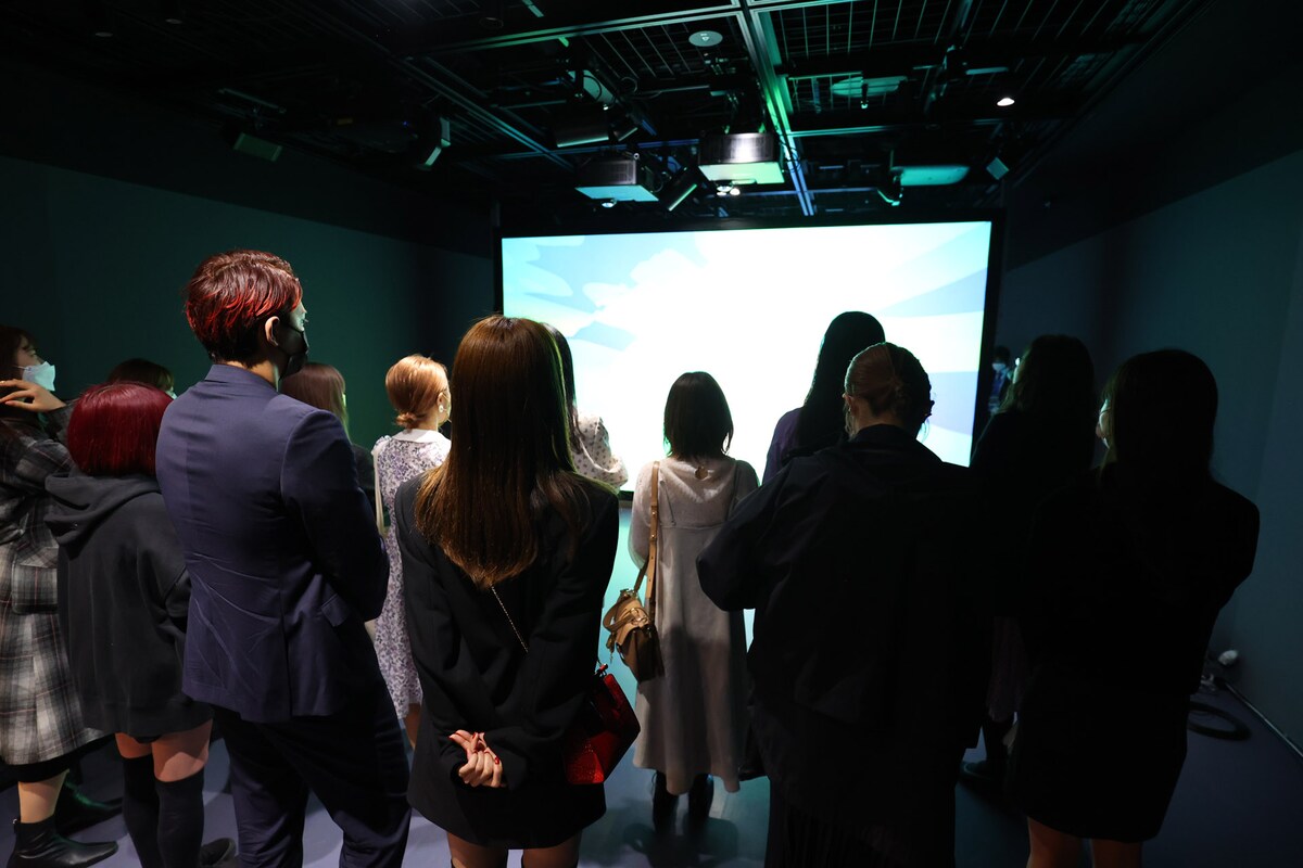 メイン会場とつながったGINZA 456の様子。