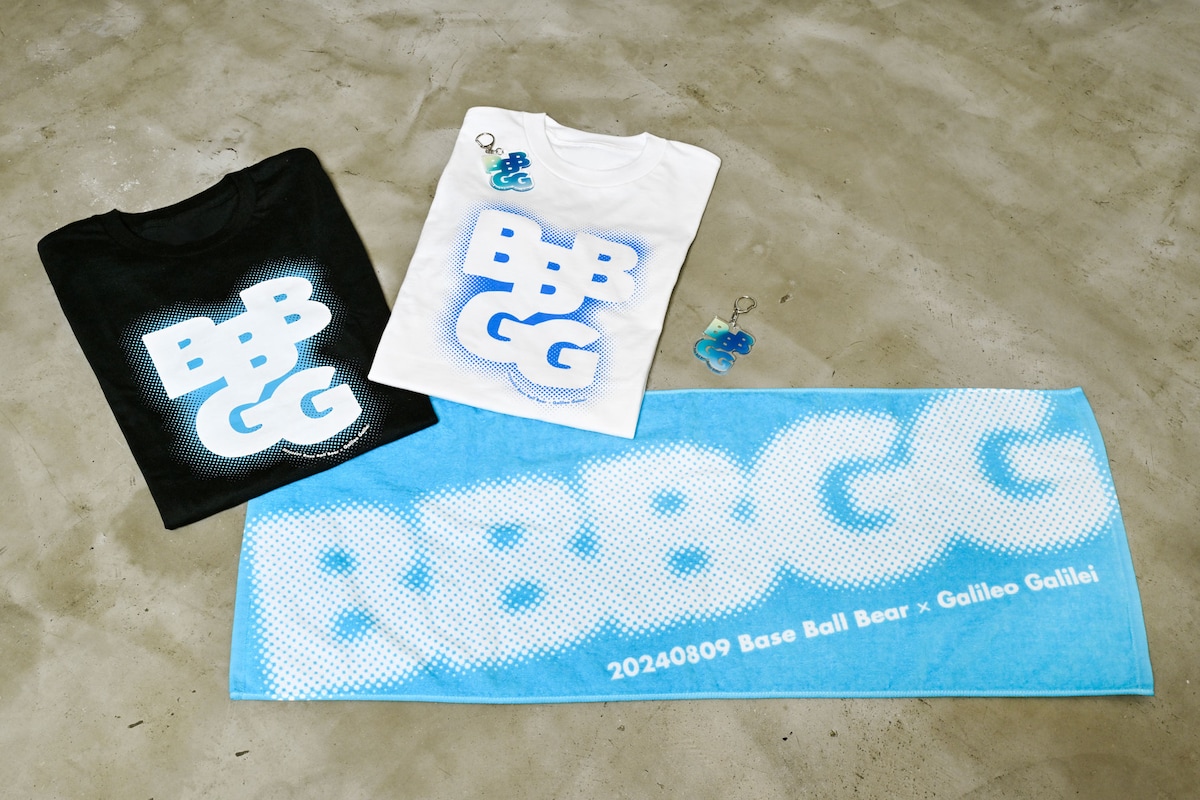 「ライブナタリー “Base Ball Bear × Galileo Galilei”」オリジナルグッズ