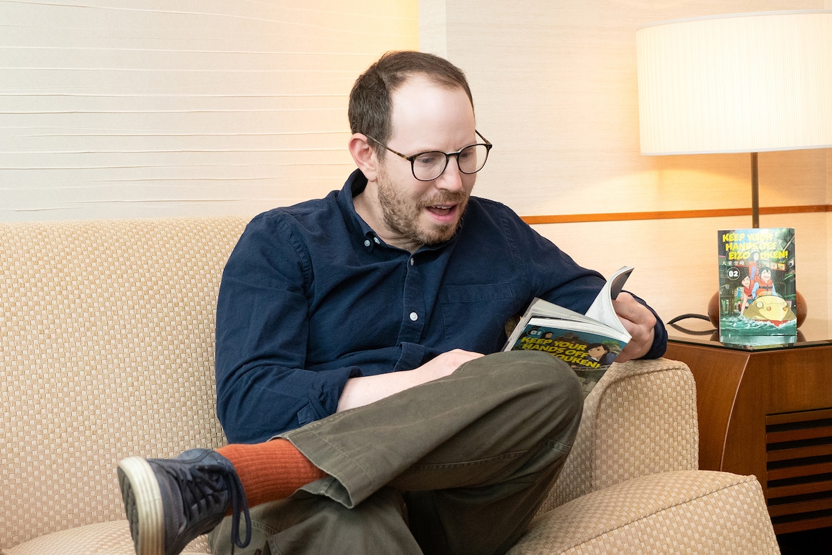 「映像研には手を出すな！」の1巻を読んで驚くアリ・アスター。