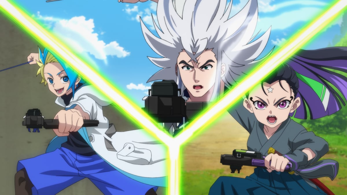 テレビアニメ「BEYBLADE X」より。