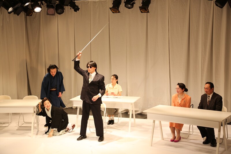 鳥の劇場「三島由紀夫の世界・近代能楽集より二演目上演『弱法師』」より。