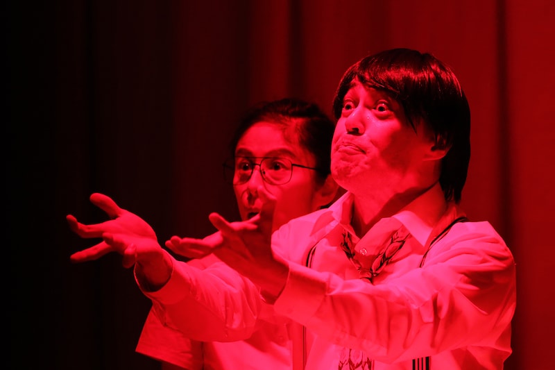 鳥の劇場「三島由紀夫の世界・近代能楽集より二演目上演『弱法師』」より。