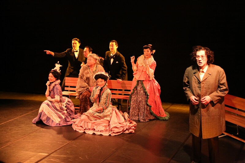 鳥の劇場「三島由紀夫の世界・近代能楽集より二演目上演『卒塔婆小町』」より。