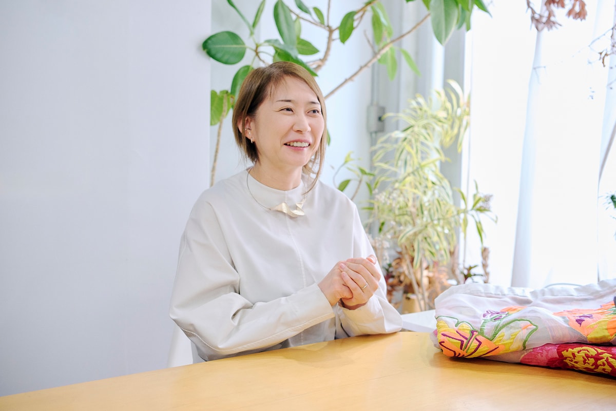 「BLONIA」のデザインを手がけた梶原加奈子氏。