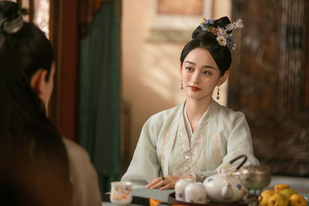 中国ドラマ「恋心が芽吹く頃～Blooming Days～」より、ハー・ホンシャン演じる駱青蓮。