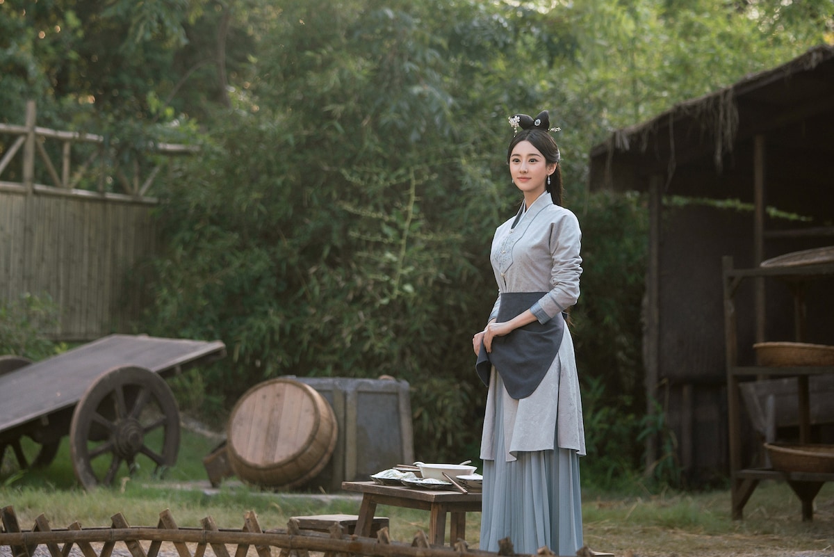 中国ドラマ「恋心が芽吹く頃～Blooming Days～」より、グワン・シュエイン扮する賀元雪。