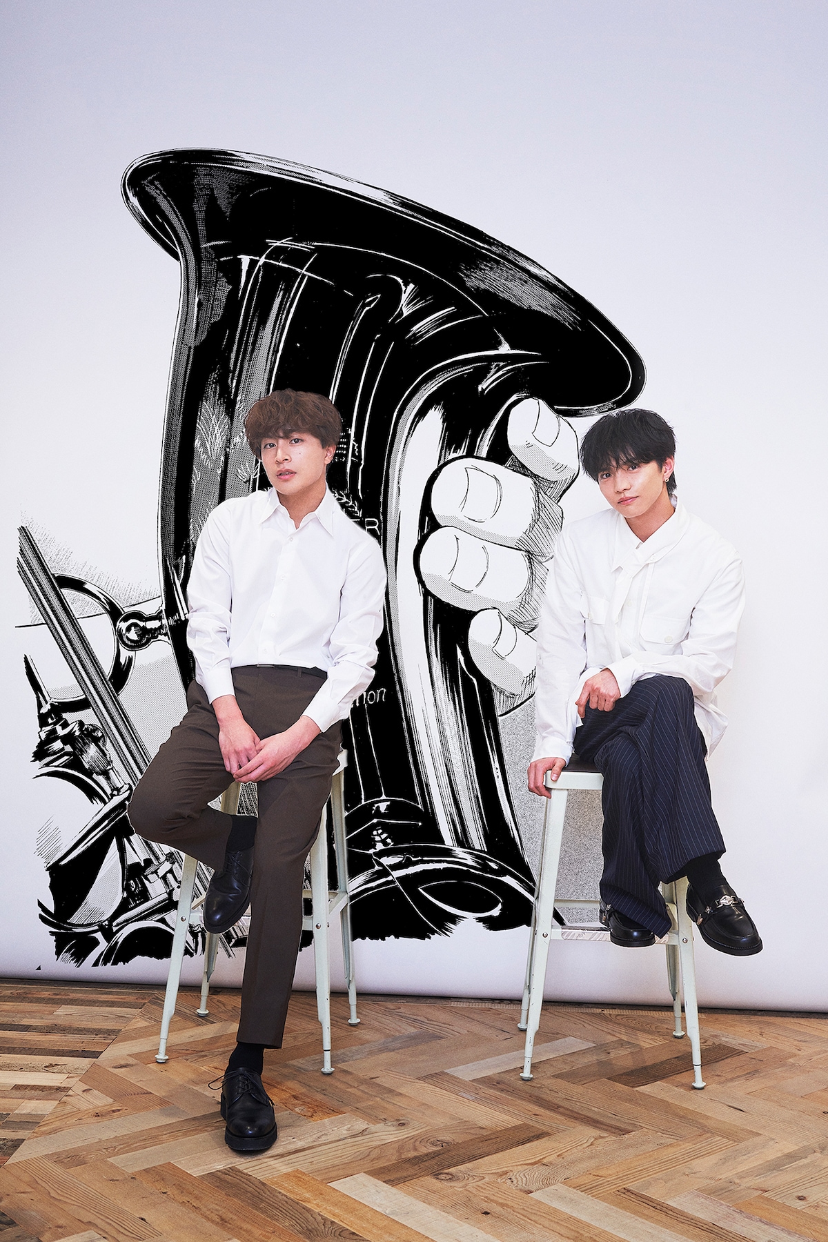 左から白濱亜嵐、佐藤大樹。