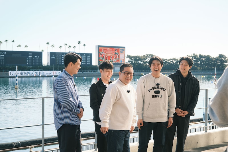 収録中のネルソンズとダイタク。