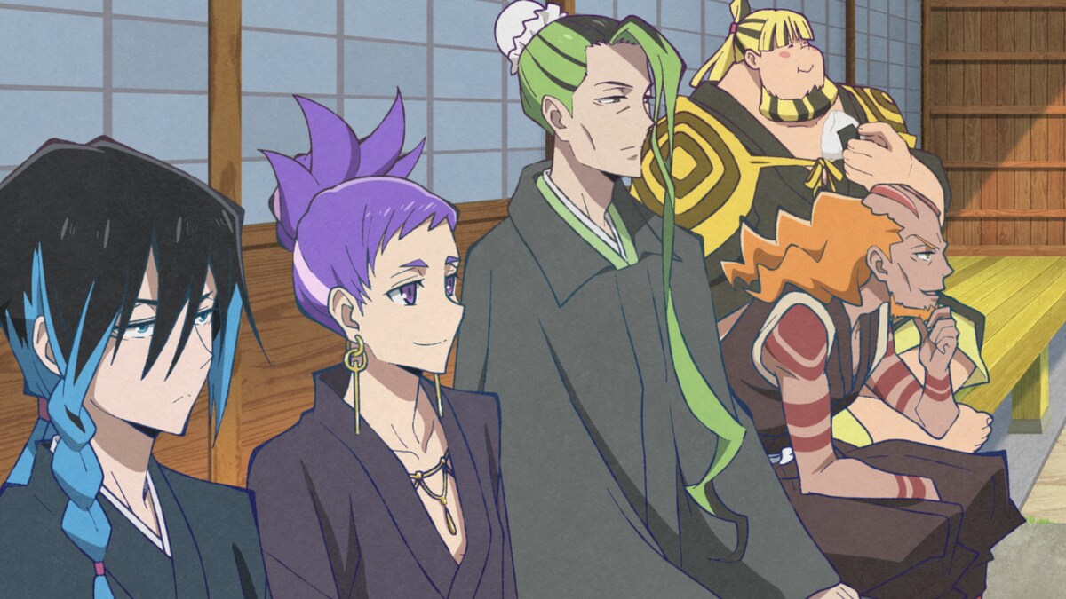 アニメ「ブッチギレ！」より。