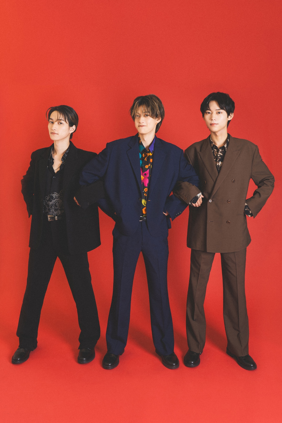 左からYUMA、FUMINORI、HARUKI。