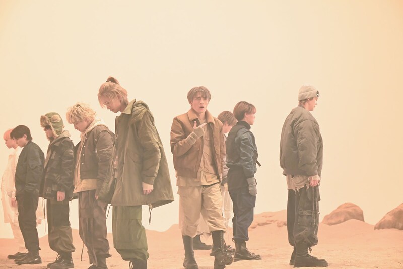 ダンスシーンの撮影の様子。