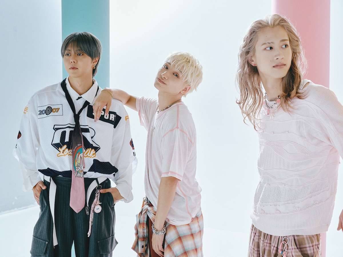 左からSEIYA、FUMIYA、MORRIE。