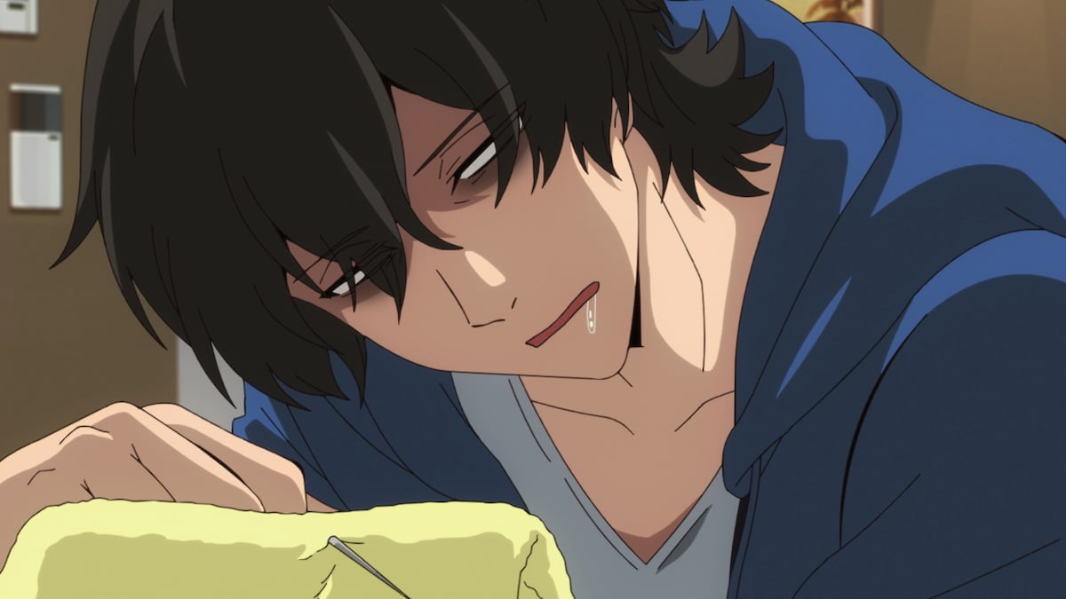 TVアニメ「Buddy Daddies」より、ミリの入園作業に追われる一騎たち。