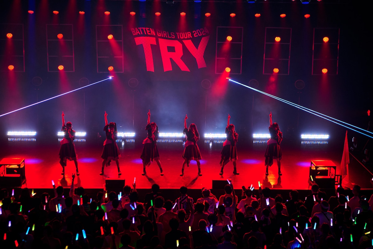 「BATTEN GIRLS TOUR 2024 -TRY-」の様子。