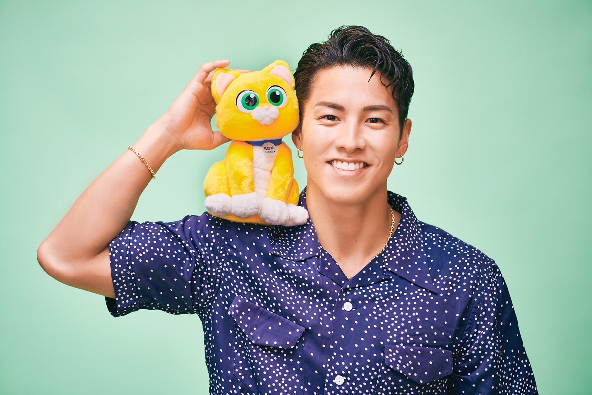 ソックスとRIKU（THE RAMPAGE from EXILE TRIBE）。