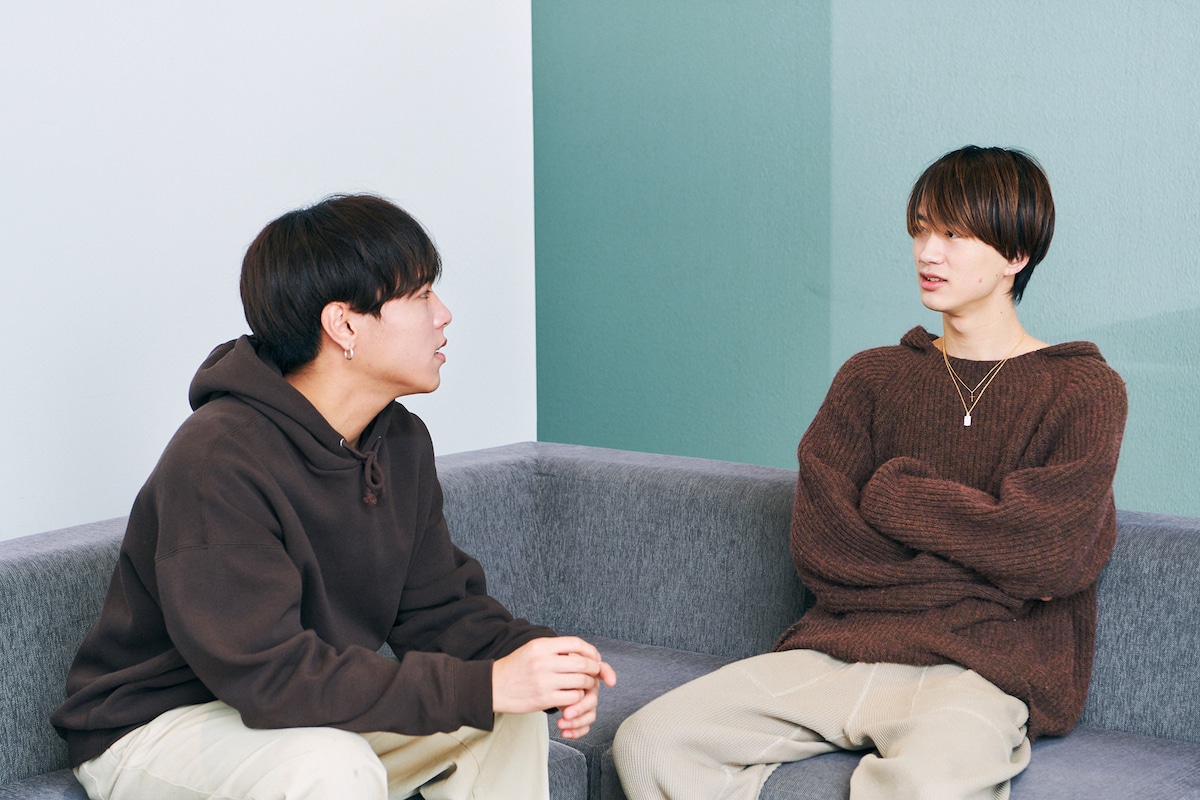 左からKEVIN、MORRIE。