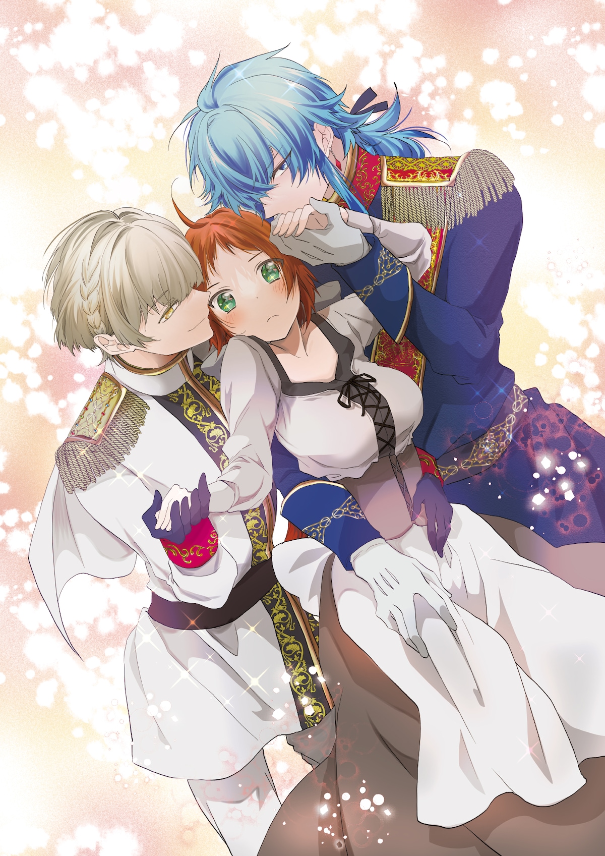 左からシンデレラ、アトラ、ジークヴァルト。