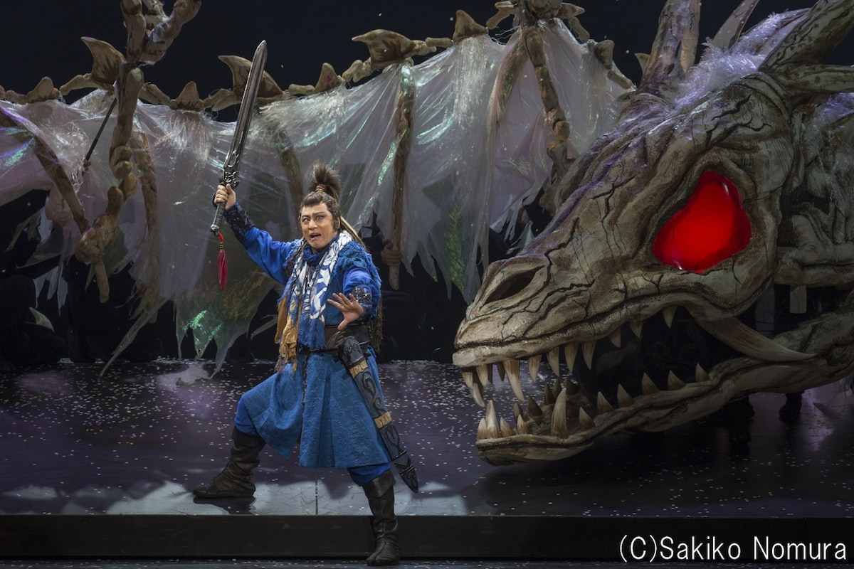 「歌舞伎NEXT 阿弖流為〈アテルイ〉」より、松本幸四郎（当時は市川染五郎）演じる阿弖流為。©︎Sakiko Nomura（提供：松竹株式会社）