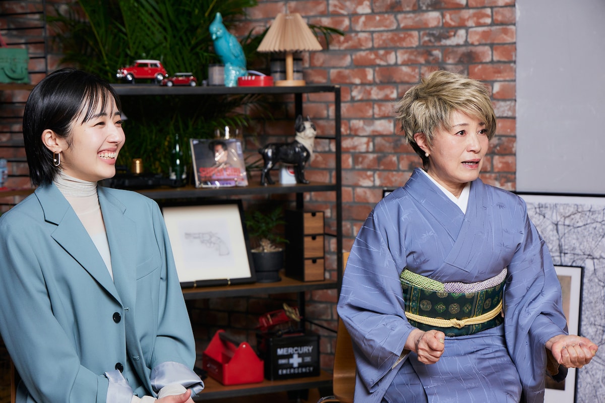 左から森田望智、伊倉一恵。