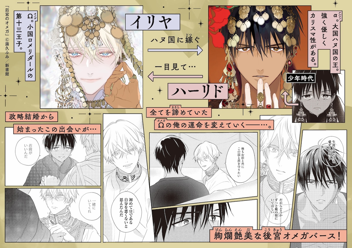 「后宮のオメガ」人物紹介画像