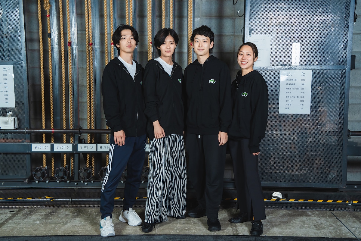 左からCAS第1期生の川﨑志馬、等々力静香、小林宏樹、伊島青。