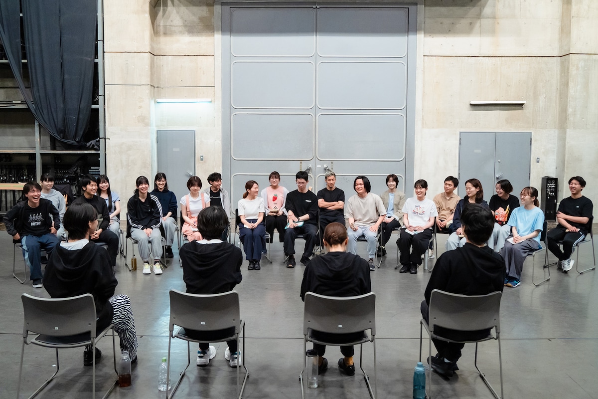 座談会の様子。