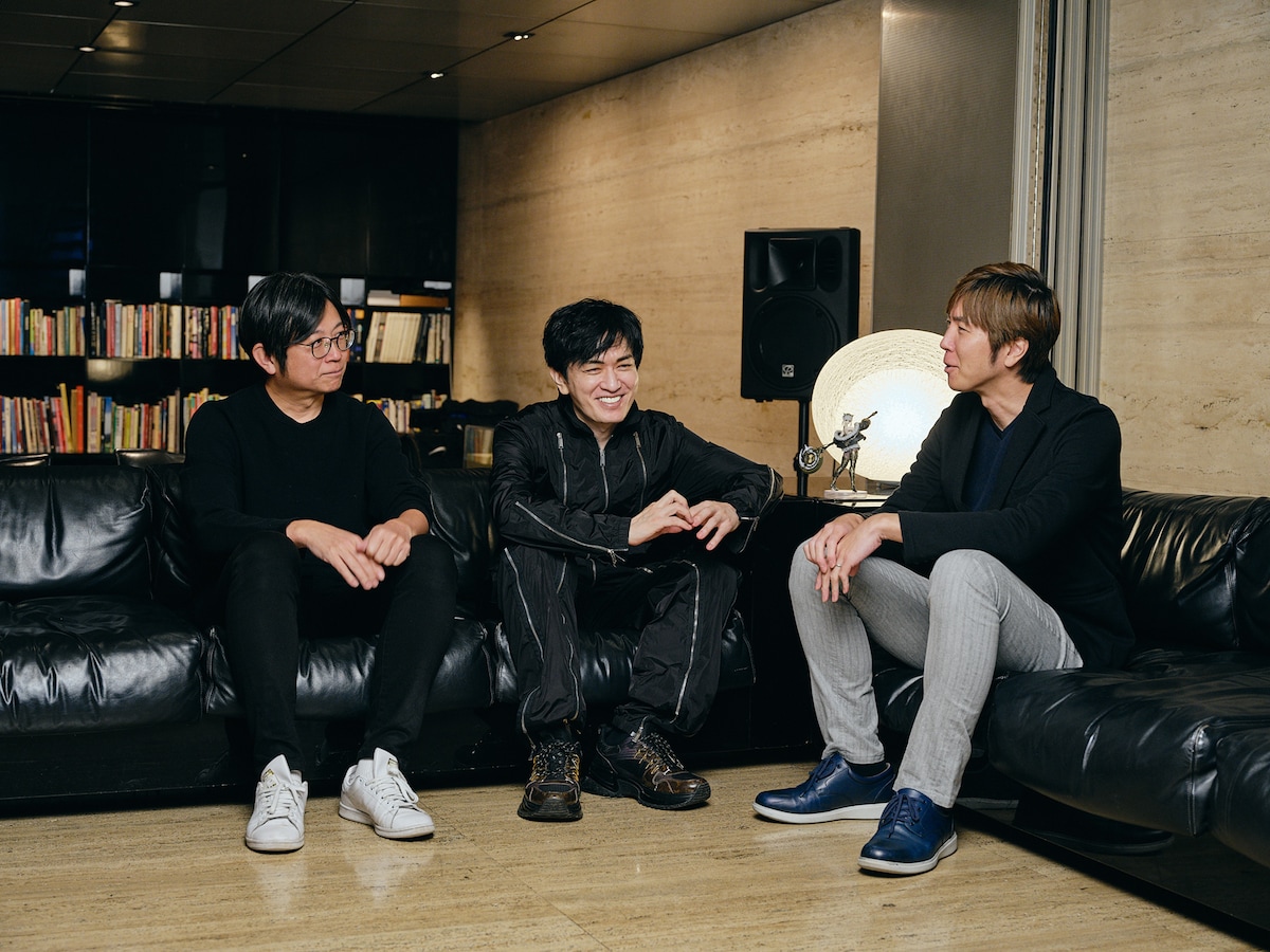 左から吉村広、椎名豪、飯塚啓太。