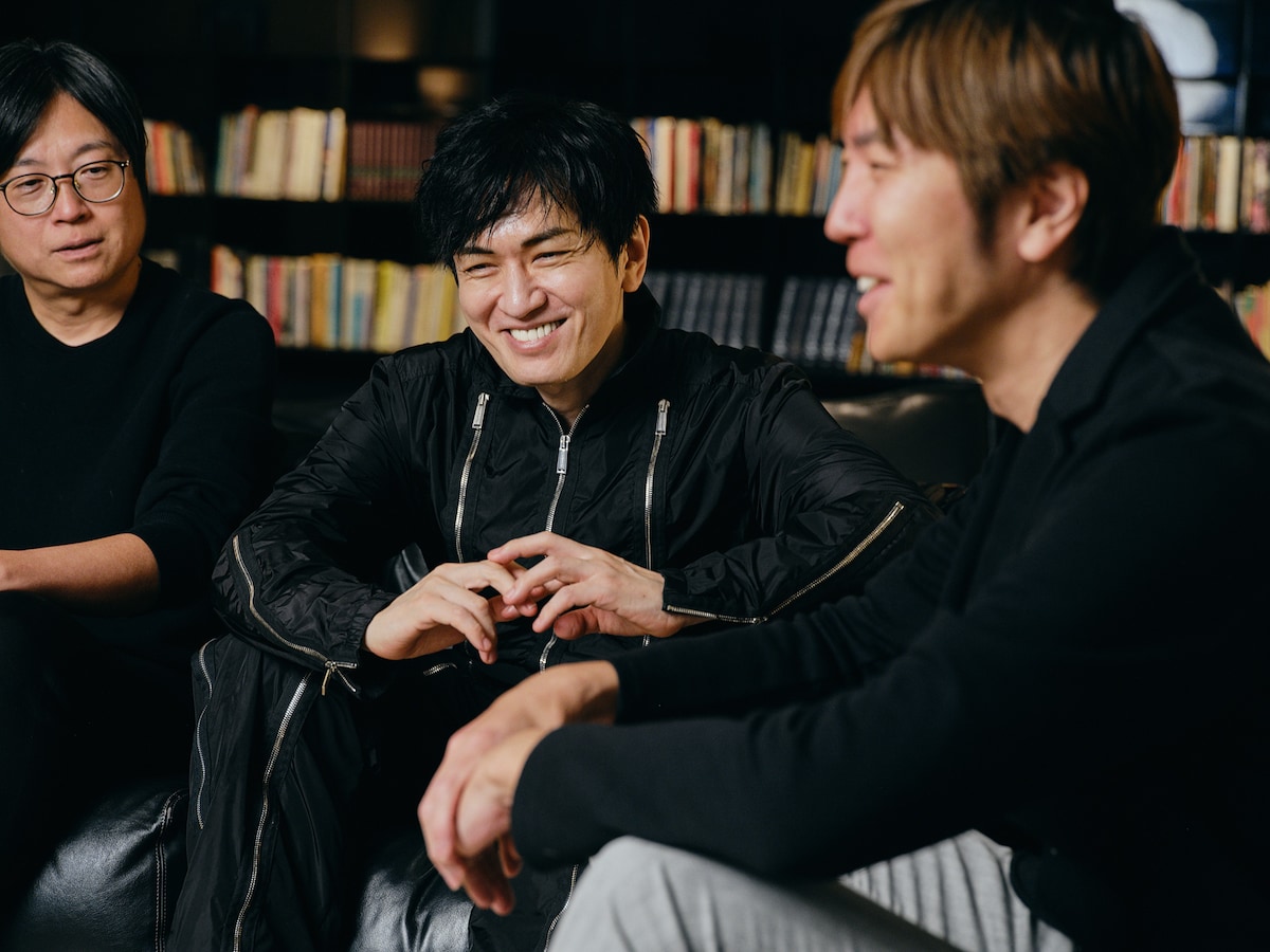 左から吉村広、椎名豪、飯塚啓太。