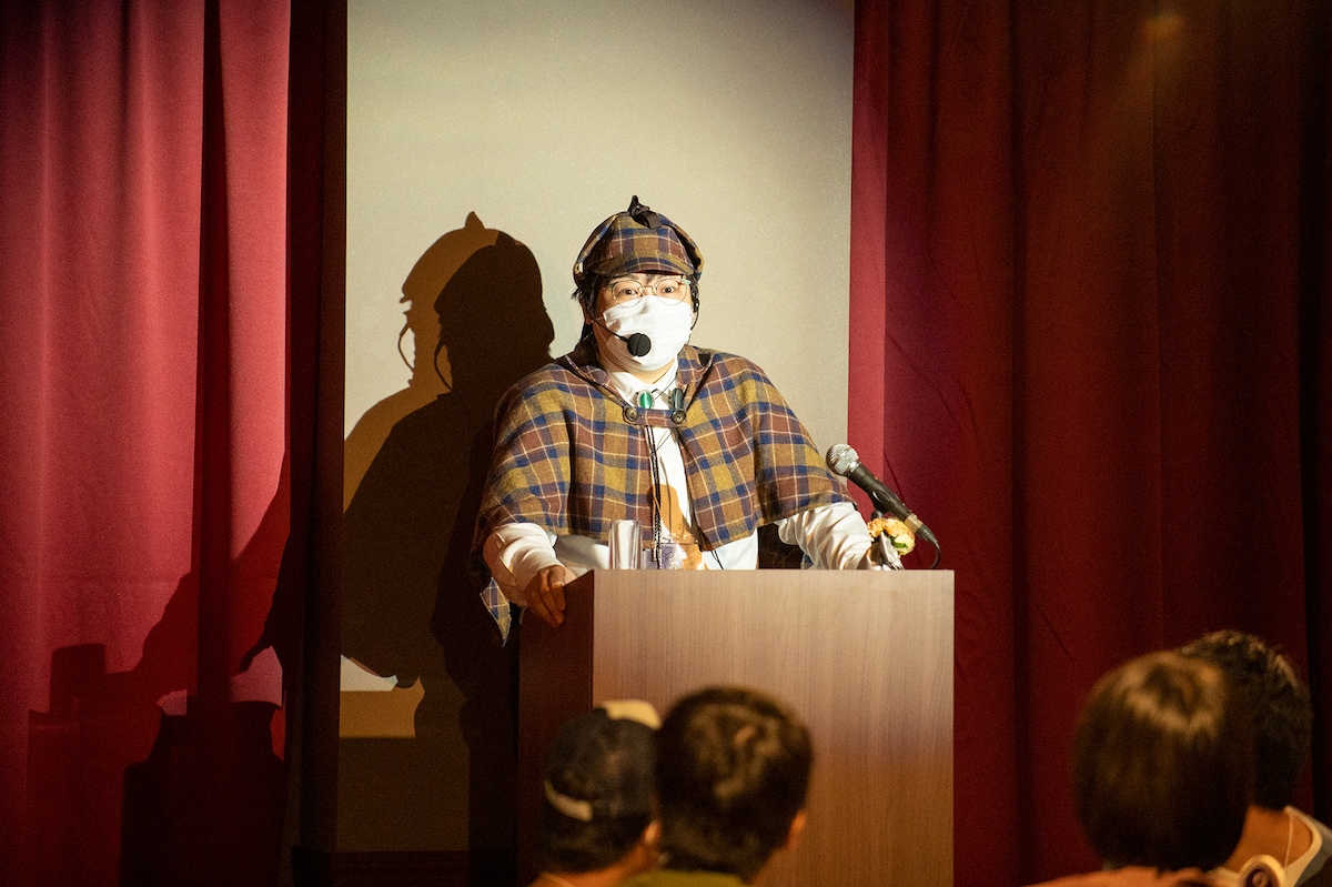 リアル脱出ゲーム×名探偵コナン「追憶のハロウィンからの脱出」の会場の様子。