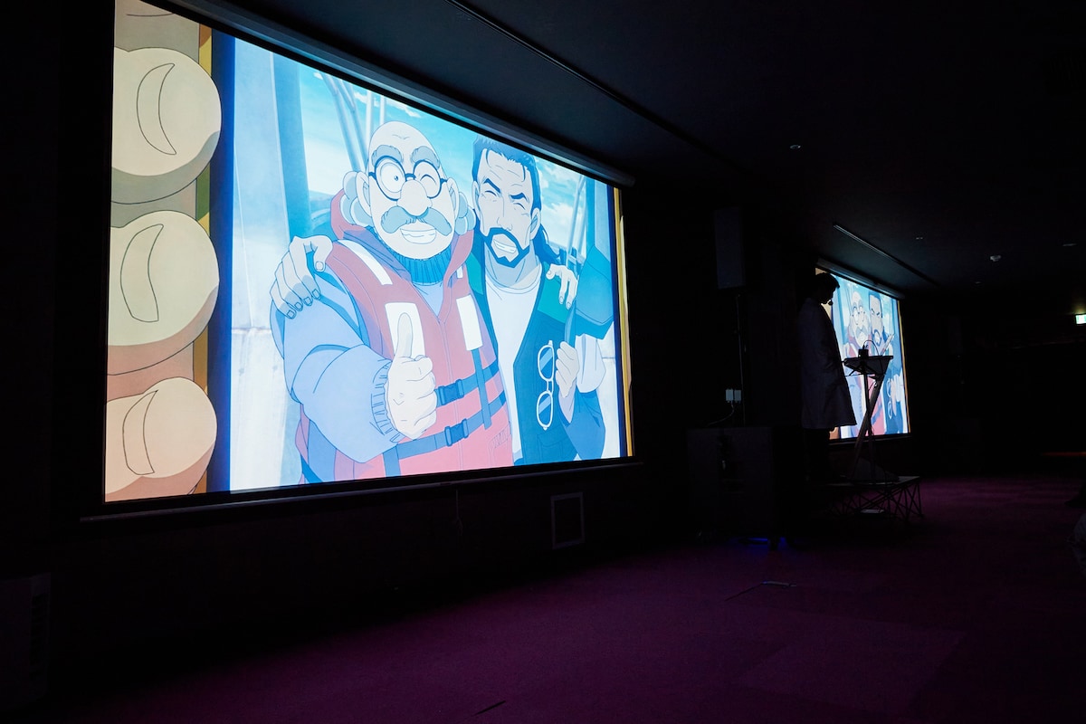 「リアル脱出ゲーム×名探偵コナン『黒鉄の海中研究所からの脱出』」の様子。