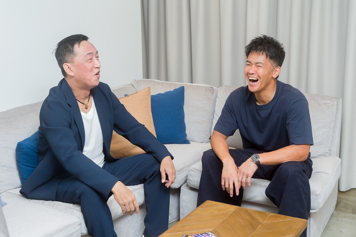 左から森恒二、武井壮。