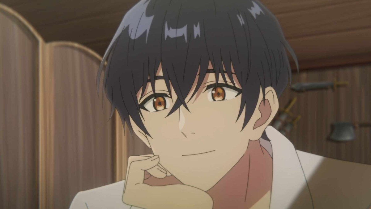 TVアニメ「魔導具師ダリヤはうつむかない」第5話より、魔物討伐部隊の騎士・ヴォルフ。ダリヤを街で探し当て再会する。