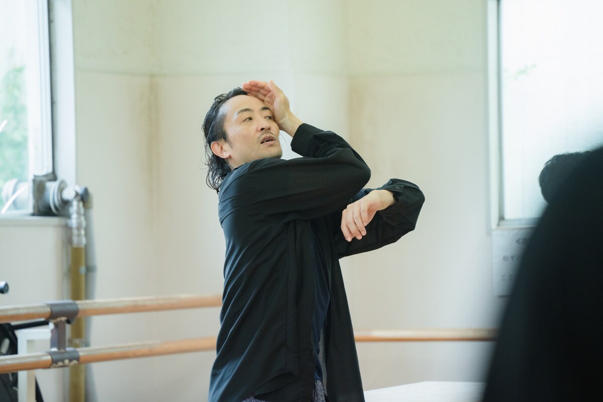 「Traum-夢の中の夢-」の稽古の様子。