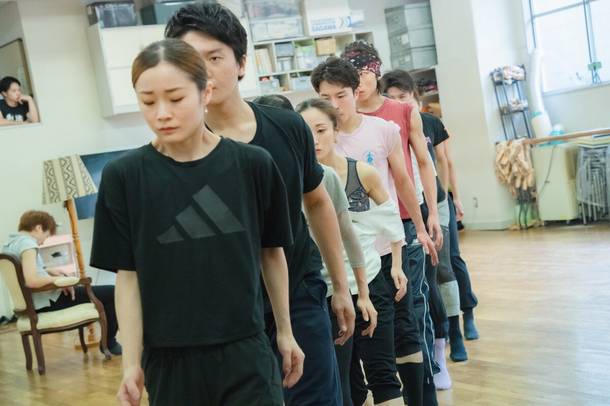 「Traum-夢の中の夢-」の稽古の様子。