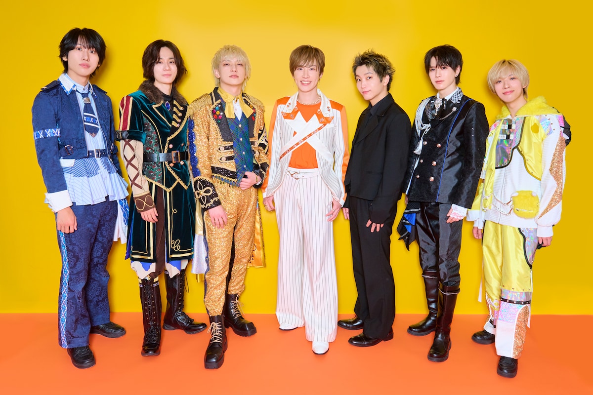 左から矢吹藍(ラムネ商店街)、青野精一郎(ReLIT)、ようた(パンダドラゴン)、気まぐれプリンス(MeseMoa.)、マンチ漢(わんちゃんわんわんねこにゃんにゃん)、しゅん(ナナクロニクル)、りんと(Milky Monster)。