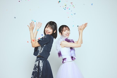 鹿目凛（左）と真山りか（右）。